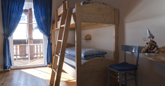 camere vacanze montagna con bambini